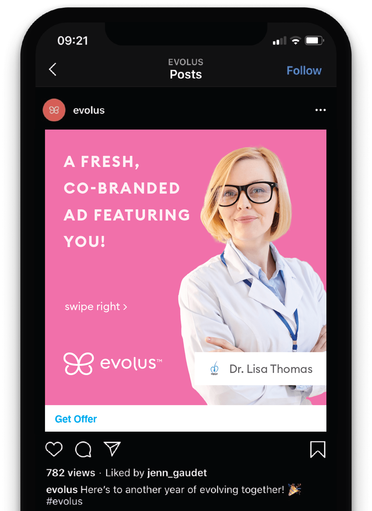 Evolux Instagram Ad
